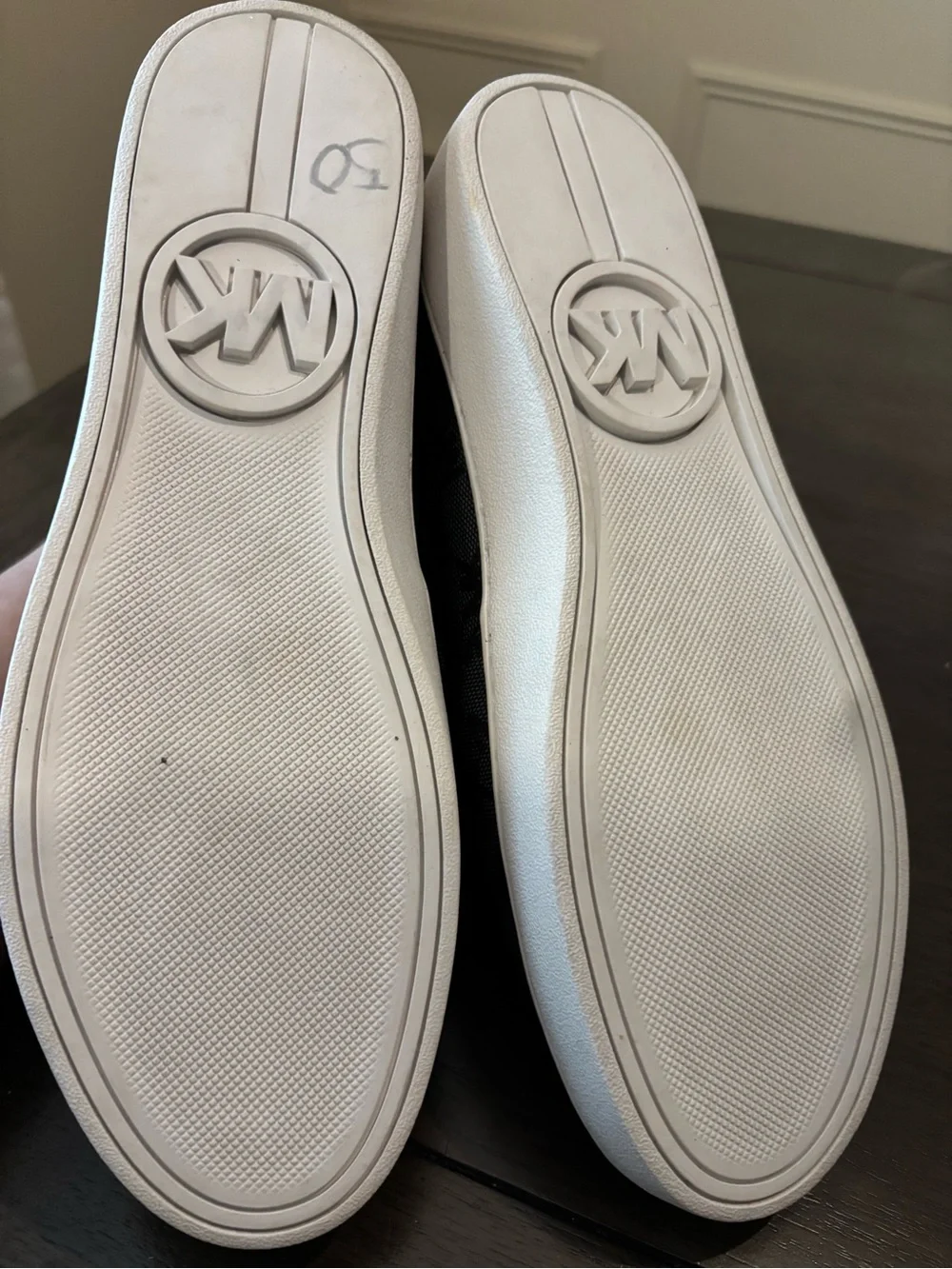 NWOT Michael Kors Black Logo Slip-On Loafers - Picture 5 of 5
